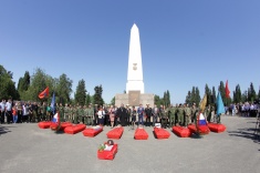 На Мемориальном кладбище советских воинов предали земле останки 147 защитников Севастополя