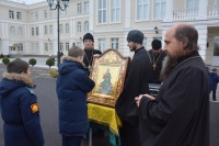 В училище побывала святыня 