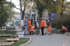 В Севастополе приступили к капитальному ремонту скверов на пл. Пирогова и пл. Захарова