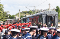 Поезд «Мы – армия страны, мы – армия Народа» прибыл в Севастополь