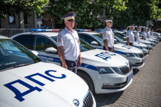 В Севастополе прошёл смотр личного состава и служебной техники УМВД  