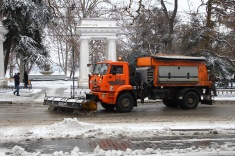 В Севастополе из-за погодных условий сохраняется уровень повышенной готовности коммунальных служб 