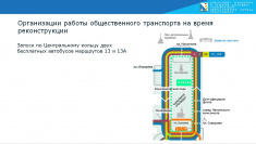 По центральному кольцу  будут курсировать два бесплатных автобуса 