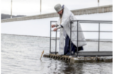 На Крещение в Севастополе освятили Чернореченское водохранилище